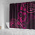 Polynesian Turtle Valentine Shower Curtain You And Me Pink Hibiscus Heart LT01 - Polynesian Pride