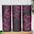 Polynesian Turtle Valentine Skinny Tumbler You And Me Pink Hibiscus Heart