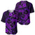 Polynesian Turtle Valentine Baseball Jersey You And Me Purple Hibiscus Heart LT01 - Polynesian Pride