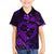 Polynesian Turtle Valentine Family Matching Off Shoulder Long Sleeve Dress and Hawaiian Shirt You And Me Purple Hibiscus Heart LT01 Son's Shirt Purple - Polynesian Pride