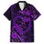 Polynesian Turtle Valentine Family Matching Off Shoulder Maxi Dress and Hawaiian Shirt You And Me Purple Hibiscus Heart LT01 Dad's Shirt - Short Sleeve Purple - Polynesian Pride