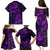 Polynesian Turtle Valentine Family Matching Puletasi and Hawaiian Shirt You And Me Purple Hibiscus Heart LT01 - Polynesian Pride