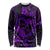 Polynesian Turtle Valentine Long Sleeve Shirt You And Me Purple Hibiscus Heart LT01 Unisex Purple - Polynesian Pride