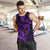 Polynesian Turtle Valentine Men Tank Top You And Me Purple Hibiscus Heart LT01 Purple - Polynesian Pride