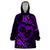 Polynesian Turtle Valentine Wearable Blanket Hoodie You And Me Purple Hibiscus Heart LT01 One Size Purple - Polynesian Pride