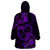 Polynesian Turtle Valentine Wearable Blanket Hoodie You And Me Purple Hibiscus Heart LT01 - Polynesian Pride