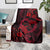 Polynesian Turtle Valentine Blanket You And Me Red Hibiscus Heart LT01 - Polynesian Pride