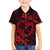 Polynesian Turtle Valentine Family Matching Off Shoulder Short Dress and Hawaiian Shirt You And Me Red Hibiscus Heart LT01 Son's Shirt Red - Polynesian Pride