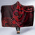 Polynesian Turtle Valentine Hooded Blanket You And Me Red Hibiscus Heart LT01 - Polynesian Pride