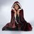 Polynesian Turtle Valentine Hooded Blanket You And Me Red Hibiscus Heart LT01 - Polynesian Pride