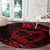 Polynesian Turtle Valentine Round Carpet You And Me Red Hibiscus Heart LT01 - Polynesian Pride