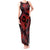 Polynesian Turtle Valentine Tank Maxi Dress You And Me Red Hibiscus Heart LT01 Women Red - Polynesian Pride