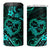 Polynesian Turtle Valentine 4 in 1 Can Cooler Tumbler You And Me Turquoise Hibiscus Heart