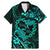 Polynesian Turtle Valentine Family Matching Mermaid Dress and Hawaiian Shirt You And Me Turquoise Hibiscus Heart LT01 Dad's Shirt - Short Sleeve Turquoise - Polynesian Pride