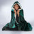 Polynesian Turtle Valentine Hooded Blanket You And Me Turquoise Hibiscus Heart LT01 - Polynesian Pride