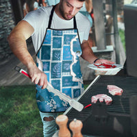 Hawaii Japanese Culture Blue Apron Spring Cranes Aloha Pattern LT01 - Polynesian Pride