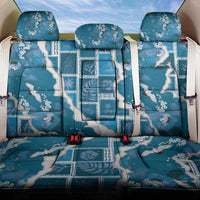 Hawaii Japanese Culture Blue Back Car Seat Cover Spring Cranes Aloha Pattern