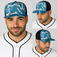 Hawaii Japanese Culture Blue Baseball Net Cap Spring Cranes Aloha Pattern LT01 - Polynesian Pride