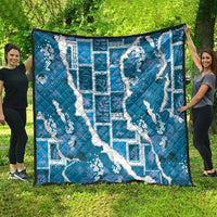 Hawaii Japanese Culture Blue Quilt Spring Cranes Aloha Pattern LT01 - Polynesian Pride