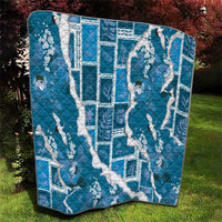 Hawaii Japanese Culture Blue Quilt Spring Cranes Aloha Pattern LT01 - Polynesian Pride