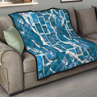 Hawaii Japanese Culture Blue Quilt Spring Cranes Aloha Pattern LT01 - Polynesian Pride