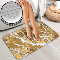 Hawaii Japanese Culture Gold Bathroom Set Spring Cranes Aloha Pattern LT01 - Polynesian Pride