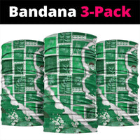 Hawaii Japanese Culture Green Neck Gaiter Spring Cranes Aloha Pattern LT01 package One Size: 25*50cm Green - Polynesian Pride