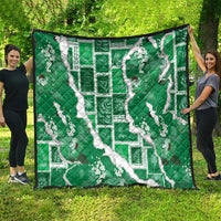 Hawaii Japanese Culture Green Quilt Spring Cranes Aloha Pattern LT01 - Polynesian Pride
