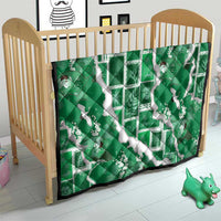 Hawaii Japanese Culture Green Quilt Spring Cranes Aloha Pattern LT01 - Polynesian Pride