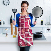 Hawaii Japanese Culture Pink Apron Spring Cranes Aloha Pattern LT01 - Polynesian Pride