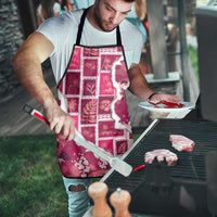Hawaii Japanese Culture Pink Apron Spring Cranes Aloha Pattern LT01 - Polynesian Pride