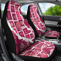 Hawaii Japanese Culture Pink Car Seat Cover Spring Cranes Aloha Pattern LT01 - Polynesian Pride