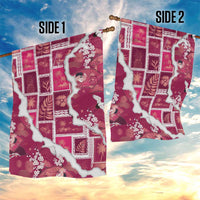 Hawaii Japanese Culture Pink Garden Flag Spring Cranes Aloha Pattern LT01 - Polynesian Pride