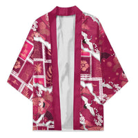 Hawaii Japanese Culture Pink Kimono Spring Cranes Aloha Pattern LT01 Unisex Pink - Polynesian Pride