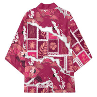 Hawaii Japanese Culture Pink Kimono Spring Cranes Aloha Pattern LT01 - Polynesian Pride