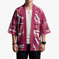 Hawaii Japanese Culture Pink Kimono Spring Cranes Aloha Pattern LT01 - Polynesian Pride