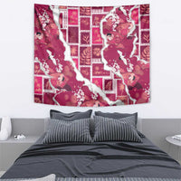 Hawaii Japanese Culture Pink Tapestry Spring Cranes Aloha Pattern LT01 - Polynesian Pride