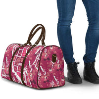 Hawaii Japanese Culture Pink Travel Bag Spring Cranes Aloha Pattern