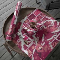 Hawaii Japanese Culture Pink Wrapping Paper Spring Cranes Aloha Pattern LT01 - Polynesian Pride