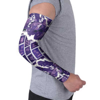 Hawaii Japanese Culture Purple Arm Sleeves Spring Cranes Aloha Pattern LT01 - Polynesian Pride
