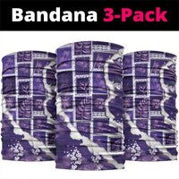 Hawaii Japanese Culture Purple Neck Gaiter Spring Cranes Aloha Pattern LT01 package One Size: 25*50cm Purple - Polynesian Pride