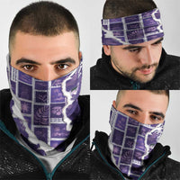 Hawaii Japanese Culture Purple Neck Gaiter Spring Cranes Aloha Pattern LT01 - Polynesian Pride