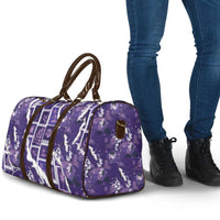 Hawaii Japanese Culture Purple Travel Bag Spring Cranes Aloha Pattern LT01 - Polynesian Pride