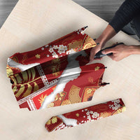 Hawaii Japanese Culture Red Umbrella Spring Cranes Aloha Pattern LT01 - Polynesian Pride