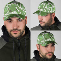 Hawaii Japanese Culture Sage Green Classic Cap Spring Cranes Aloha Pattern LT01 - Polynesian Pride