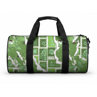 Hawaii Japanese Culture Sage Green Duffle Bag Spring Cranes Aloha Pattern LT01 One size Sage - Polynesian Pride