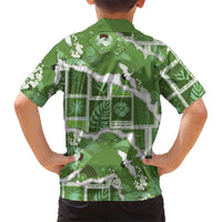 Hawaii Japanese Culture Sage Green Hawaiian Shirt Spring Cranes Aloha Pattern