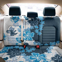 Blue Hibiscus Plumeria Floral Back Car Seat Cover - Polynesian Pride