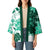 Green Hibiscus Plumeria Floral Kimono - Polynesian Pride