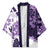 Purple Hibiscus Plumeria Floral Kimono - Polynesian Pride